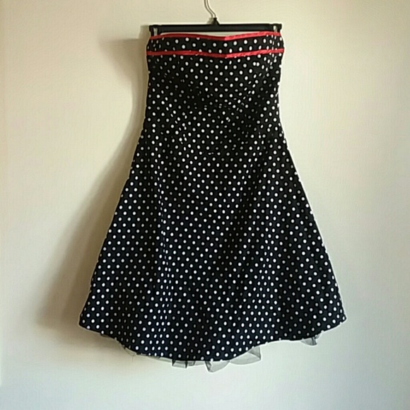 ruby rox polka dot dress